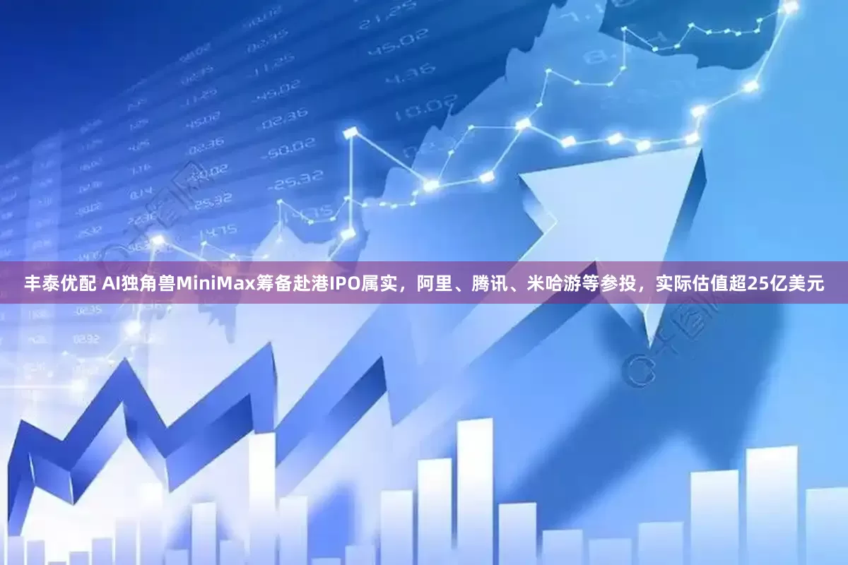 丰泰优配 AI独角兽MiniMax筹备赴港IPO属实，阿里、腾讯、米哈游等参投，实际估值超25亿美元